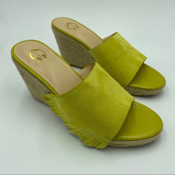 C. Wonder Shoes - C. WONDER Suede Freida Espadrille Wedge Sandal 8